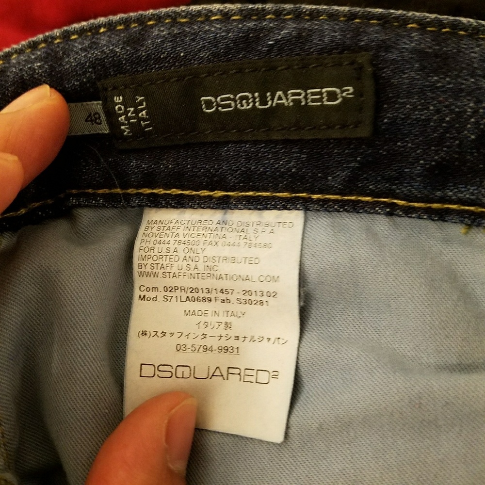Dsquared Mens Size 32 jeans - Picture 6 of 6